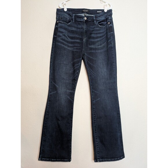 Judy Blue Denim - Judy Blue Jeans Size 15/32 Slim Bootcut Dark Wash Mid Rise Casual Work Basic